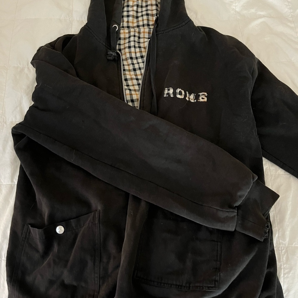Black Hooded Jacket for Men